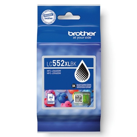 Brother oryginalny ink / tusz LC552XLBK, black, 3000s