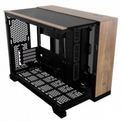 Obudowa 2500X mATX Mid Tower Czarny/Orzech drewno