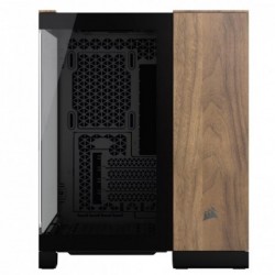 Obudowa 2500X mATX Mid Tower Czarny/Orzech drewno Obudowa 2500X mATX Mid Tower Czarny/Orzech drewno