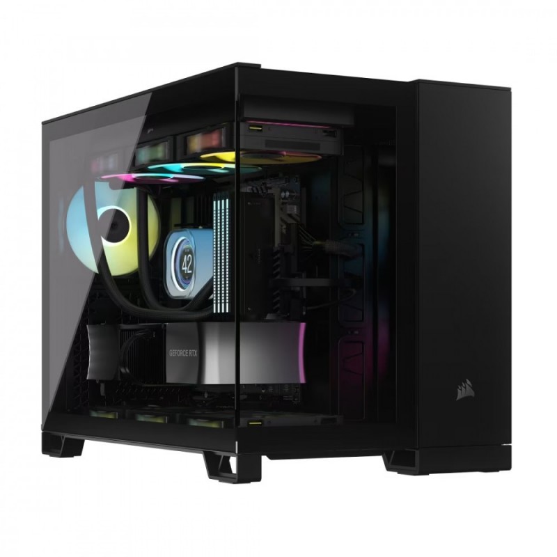 Obudowa 2500X mATX iCUE Mid-Tower Black RGB Obudowa 2500X mATX iCUE Mid-Tower Black RGB
