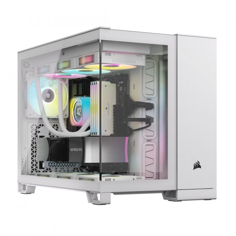 Obudowa 2500X mATX iCUE Mid-Tower Biała RGB Obudowa 2500X mATX iCUE Mid-Tower Biała RGB