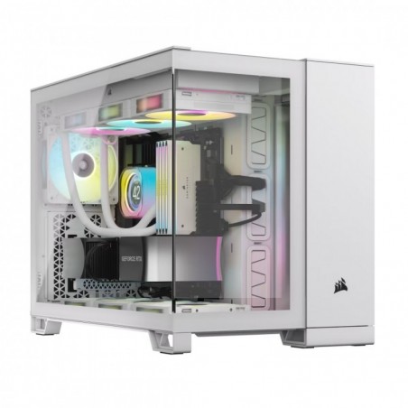 Obudowa 2500X mATX iCUE Mid-Tower Biała RGB Obudowa 2500X mATX iCUE Mid-Tower Biała RGB