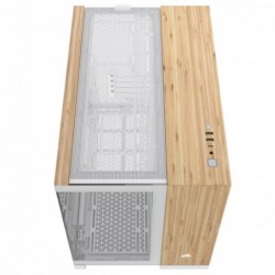 Obudowa 2500X mATX Mid Tower Biały/Bambus drewno Obudowa 2500X mATX Mid Tower Biały/Bambus drewno