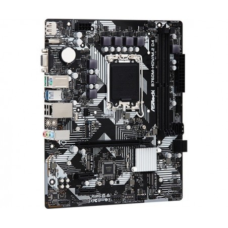 Płyta główna B760M-HDV/M.2 D4 s1700 2DDR4 DP/HDMI mATX Płyta główna B760M-HDV/M.2 D4 s1700 2DDR4 DP/HDMI mATX