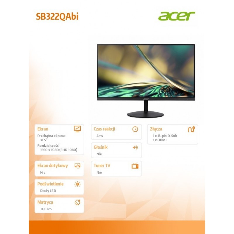 Monitor 32 cale SB322QAbi 