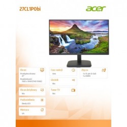 Monitor AOPEN 27 cali 27CL1 P0b 27CL1P0bi 