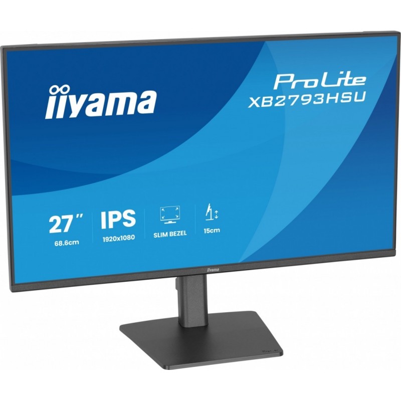 Monitor 27 cali XB2793HSU-B1 IPS, HDMI, DP, 2x2W, 2xUSB, 350cd, 1500:1, HAS 150/PIVOT