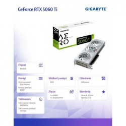 Karta graficzna GeForce RTX 5060 Ti AERO OC 8GB 128BIT GDDR7 HDMI/3DP