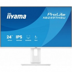 Monitor ProLite 23.8 cala XB2497HSU-W1  IPS,FHD,HDMI,DP,120Hz,350CD,2xUSBv3.2, 2xUSB-C, GW 5lat, HAS 150/PIVOT, BIAŁY