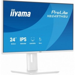 Monitor ProLite 23.8 cala XB2497HSU-W1  IPS,FHD,HDMI,DP,120Hz,350CD,2xUSBv3.2, 2xUSB-C, GW 5lat, HAS 150/PIVOT, BIAŁY