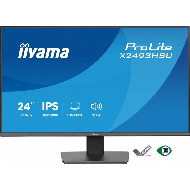 Monitor 24 cale X2493HSU-B1 IPS,FHD,HDMI,DP,120Hz, 1500:1, 2xUSB, 350cd, cienka ramka z 4 stron Monitor 24 cale X2493HSU-B1 IPS,FHD,HDMI,DP,120Hz, 1500:1, 2xUSB, 350cd, cienka ramka z 4 stron