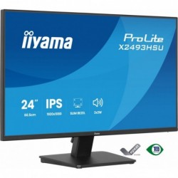 Monitor 24 cale X2493HSU-B1 IPS,FHD,HDMI,DP,120Hz, 1500:1, 2xUSB, 350cd, cienka ramka z 4 stron Monitor 24 cale X2493HSU-B1 IPS,FHD,HDMI,DP,120Hz, 1500:1, 2xUSB, 350cd, cienka ramka z 4 stron