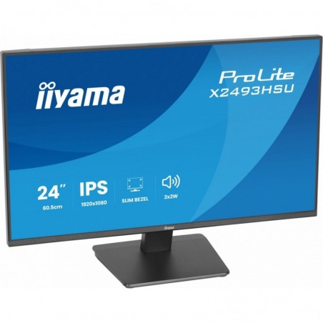 Monitor 24 cale X2493HSU-B1 IPS,FHD,HDMI,DP,120Hz, 1500:1, 2xUSB, 350cd, cienka ramka z 4 stron Monitor 24 cale X2493HSU-B1 IPS,FHD,HDMI,DP,120Hz, 1500:1, 2xUSB, 350cd, cienka ramka z 4 stron