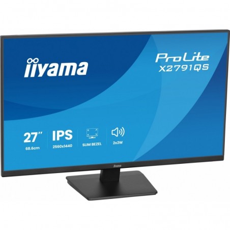 Monitor 27 cali X2791QS-B1 IPS, QHD, 120Hz, HDMI, DP, 2xUSB, 1500:1, 350cd, 2x2W, cienka ramka z 4 stron