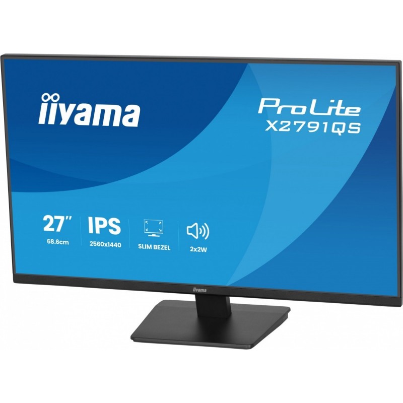 Monitor 27 cali X2791QS-B1 IPS, QHD, 120Hz, HDMI, DP, 2xUSB, 1500:1, 350cd, 2x2W, cienka ramka z 4 stron