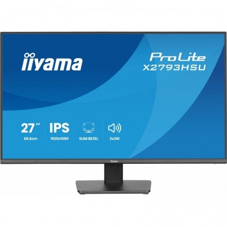 Monitor 27 cali X2793HSU-B1 IPS.HDMI.DP.120Hz,2xUSB, 1500:1,350cd,   cienka ramka z 4 stron 