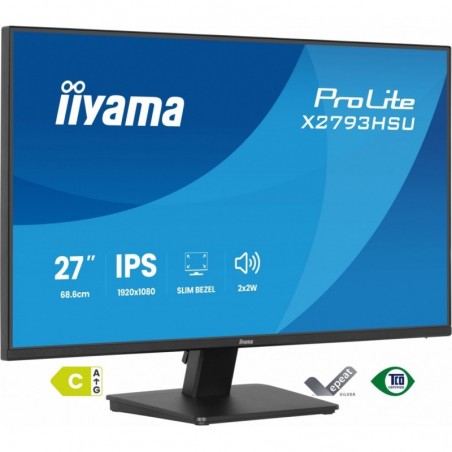 Monitor 27 cali X2793HSU-B1 IPS.HDMI.DP.120Hz,2xUSB, 1500:1,350cd,   cienka ramka z 4 stron 