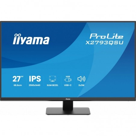 Monitor 27 cali X2793QSU-B1 IPS, QHD, HDMI, DP, 2xUSB Monitor 27 cali X2793QSU-B1 IPS, QHD, HDMI, DP, 2xUSB