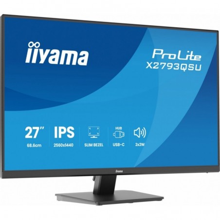 Monitor 27 cali X2793QSU-B1 IPS, QHD, HDMI, DP, 2xUSB Monitor 27 cali X2793QSU-B1 IPS, QHD, HDMI, DP, 2xUSB