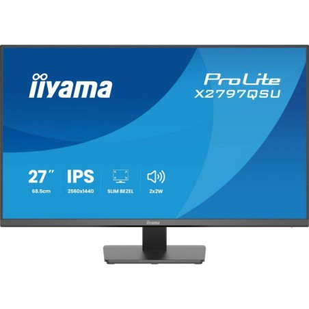Monitor 27 cali X2797QSU-B1 IPS,QHD,HDMI,DP,350cd, 75Hz, 4x USB, bezramkowy Monitor 27 cali X2797QSU-B1 IPS,QHD,HDMI,DP,350cd, 75Hz, 4x USB, bezramkowy