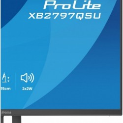 Monitor ProLite  27 cali XB2797QSU-B1 IPS,QHD,2xHDMI,DP,350cd,75Hz,1000:1,     USB HUB,x4 ((2x Type-A v.3.2 Gen 1 (5Gbps, 4.5W) 