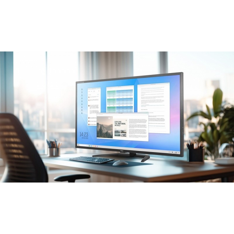 Monitor 43 cale X4373UHSU-B2 4K,VA,2xHDMI,DP,USBCdock (PD95W),       4000:1, USB HUB x4 (2x Type-A, 2x Type-C), KVM, 2 x 7W,450 