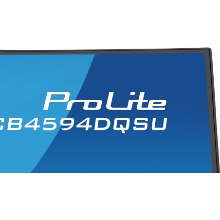 Monitor ProLite 44.5 cala XCB4594DQSU-B1 ,VA,DQHD,2xDP,2xHDMI,1500R,32:9,      450 cd/m2,  3000:1, USB HUB x4 (2x Type-A, 2x Typ