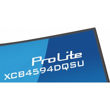 Monitor ProLite 44.5 cala XCB4594DQSU-B1 ,VA,DQHD,2xDP,2xHDMI,1500R,32:9,      450 cd/m2,  3000:1, USB HUB x4 (2x Type-A, 2x Typ