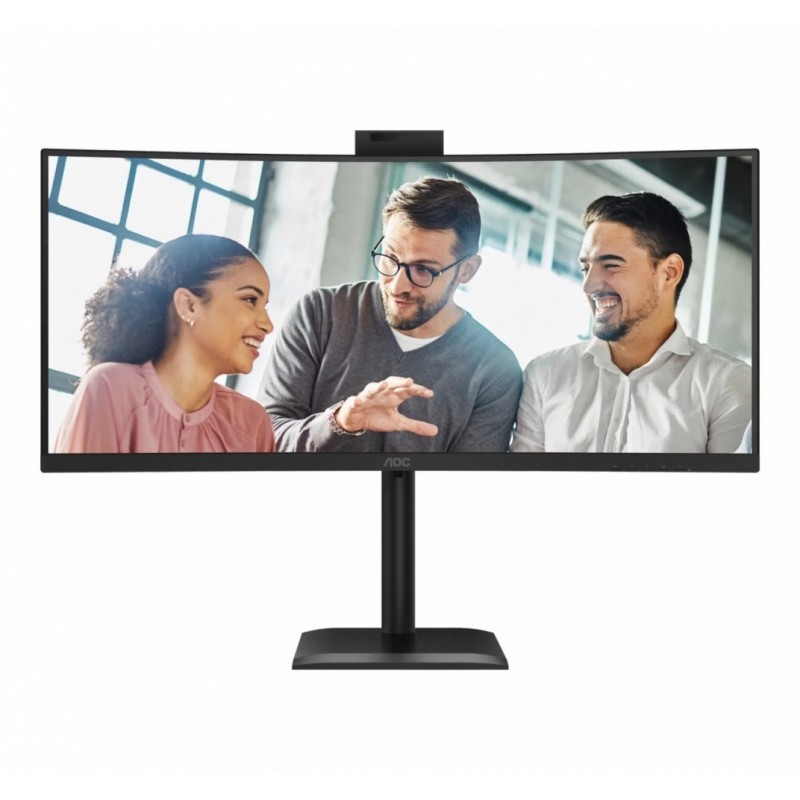 Monitor 34 cale CU34E4CW Curved VA 120Hz HDMIx2 DP RJ45 USB-C HAS Kamera