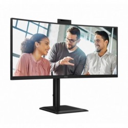 Monitor 34 cale CU34E4CW Curved VA 120Hz HDMIx2 DP RJ45 USB-C HAS Kamera