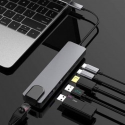Adapter USB-C Hub USB-C/A LAN HDMI