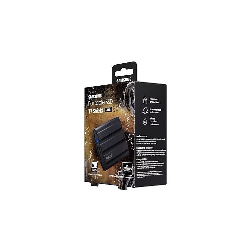 Dysk zewnętrzny SSD Portable SSD T7 Shield USB3.2 czarny