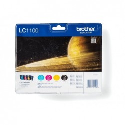 BROTHER LC1100VALBP Zestaw Brother LC1100 CMYK Blister Pack 450str MFC6490CW / DCP6690CW