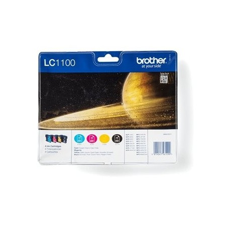 BROTHER LC1100VALBP Zestaw Brother LC1100 CMYK Blister Pack 450str MFC6490CW / DCP6690CW