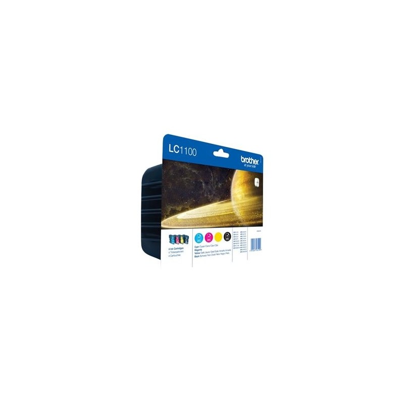BROTHER LC1100VALBP Zestaw Brother LC1100 CMYK Blister Pack 450str MFC6490CW / DCP6690CW