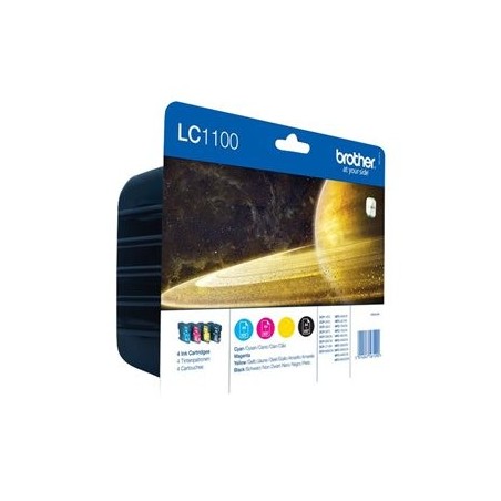 BROTHER LC1100VALBP Zestaw Brother LC1100 CMYK Blister Pack 450str MFC6490CW / DCP6690CW