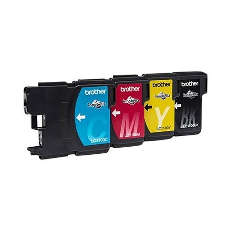BROTHER LC1100VALBP Zestaw Brother LC1100 CMYK Blister Pack 450str MFC6490CW / DCP6690CW