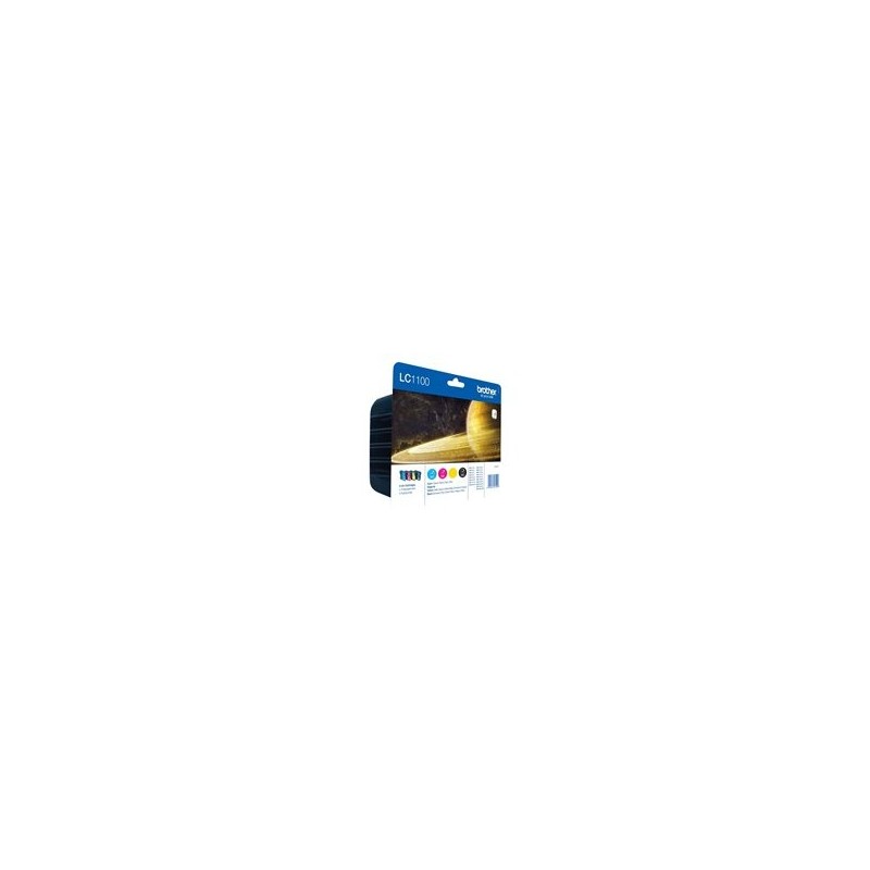 BROTHER LC1100VALBP Zestaw Brother LC1100 CMYK Blister Pack 450str MFC6490CW / DCP6690CW