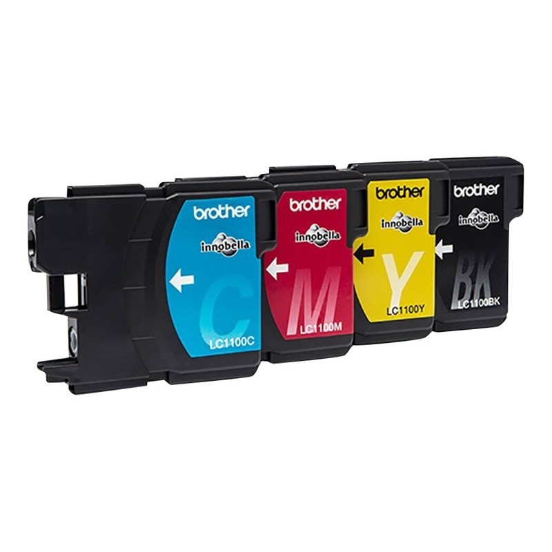 BROTHER LC1100VALBP Zestaw Brother LC1100 CMYK Blister Pack 450str MFC6490CW / DCP6690CW