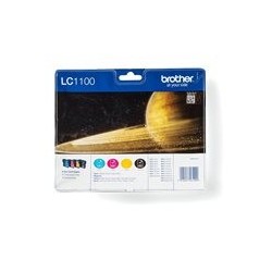 BROTHER LC1100VALBP Zestaw Brother LC1100 CMYK Blister Pack 450str MFC6490CW / DCP6690CW