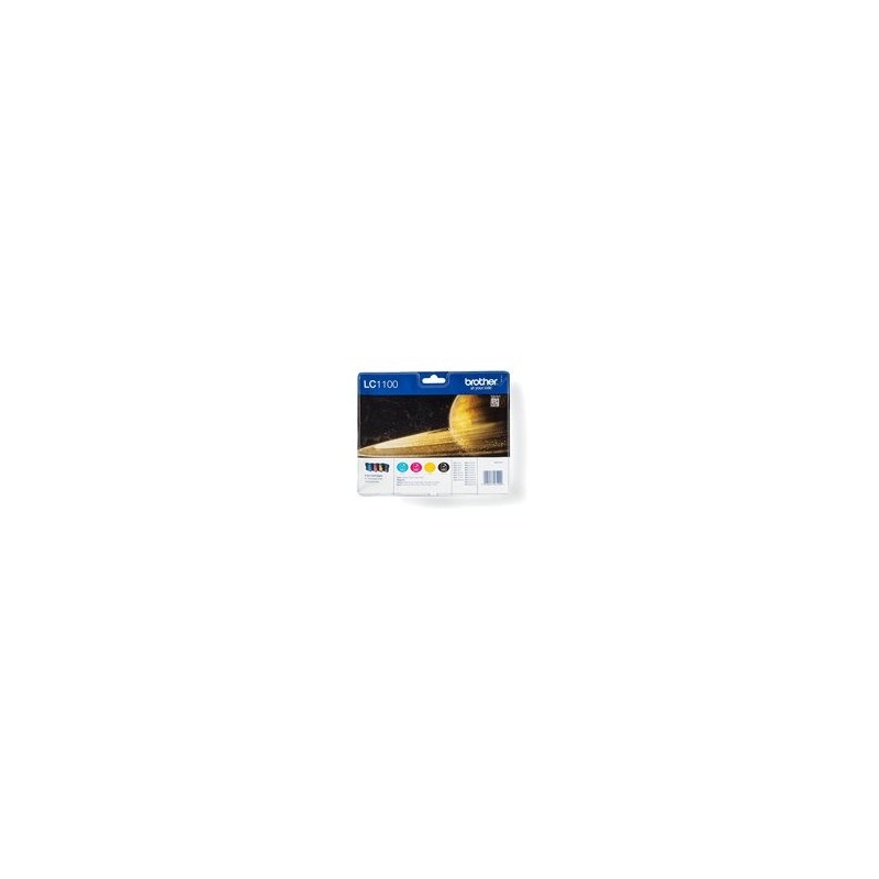 BROTHER LC1100VALBP Zestaw Brother LC1100 CMYK Blister Pack 450str MFC6490CW / DCP6690CW