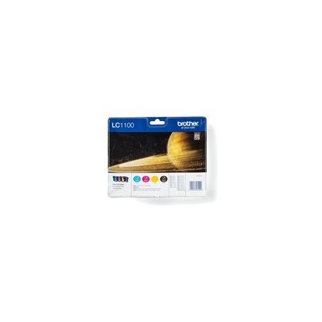 BROTHER LC1100VALBP Zestaw Brother LC1100 CMYK Blister Pack 450str MFC6490CW / DCP6690CW