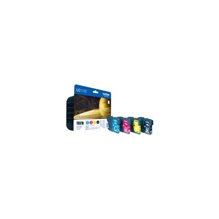 BROTHER LC1100VALBP Zestaw Brother LC1100 CMYK Blister Pack 450str MFC6490CW / DCP6690CW