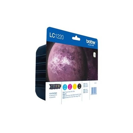 BROTHER LC1220VALBP Zestaw Brother LC1220 CMYK Blister Pack 300str DCP-J925DW / MFC-J625DW BROTHER LC1220VALBP Zestaw Brother LC1220 CMYK Blister Pack 300str DCP-J925DW / MFC-J625DW