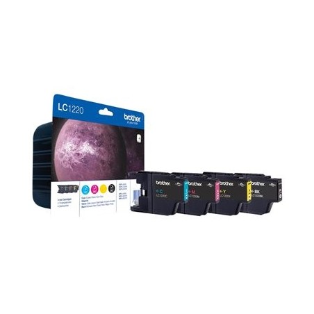 BROTHER LC1220VALBP Zestaw Brother LC1220 CMYK Blister Pack 300str DCP-J925DW / MFC-J625DW BROTHER LC1220VALBP Zestaw Brother LC1220 CMYK Blister Pack 300str DCP-J925DW / MFC-J625DW