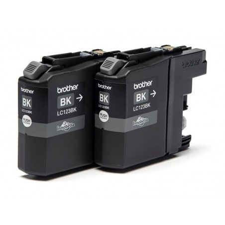 BROTHER LC123BKBP2 Tusz Brother LC123BKBP2 black Blister Pack (dwupak) 600str MFC-J4510DW BROTHER LC123BKBP2 Tusz Brother LC123BKBP2 black Blister Pack (dwupak) 600str MFC-J4510DW