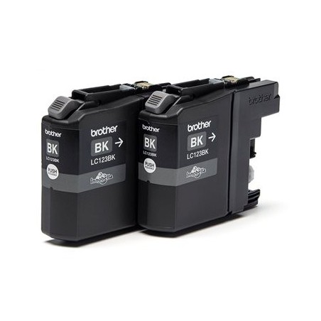 BROTHER LC123BKBP2 Tusz Brother LC123BKBP2 black Blister Pack (dwupak) 600str MFC-J4510DW BROTHER LC123BKBP2 Tusz Brother LC123BKBP2 black Blister Pack (dwupak) 600str MFC-J4510DW