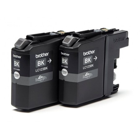 BROTHER LC123BKBP2 Tusz Brother LC123BKBP2 black Blister Pack (dwupak) 600str MFC-J4510DW BROTHER LC123BKBP2 Tusz Brother LC123BKBP2 black Blister Pack (dwupak) 600str MFC-J4510DW