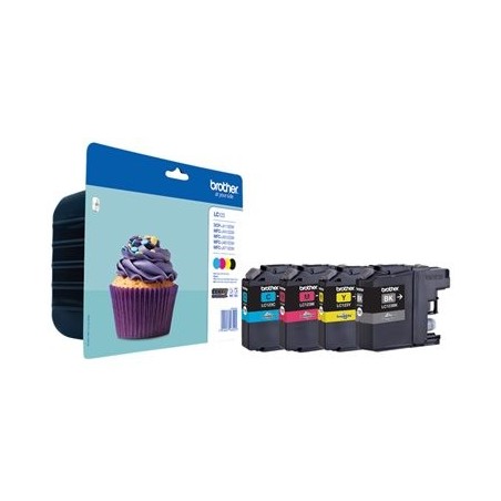 BROTHER LC123VALBP Brother LC123VALBP Cartus Black, Cyan, Magenta, Yellow, MFCJ4510DW - 600 pagini BROTHER LC123VALBP Brother LC123VALBP Cartus Black, Cyan, Magenta, Yellow, MFCJ4510DW - 600 pagini