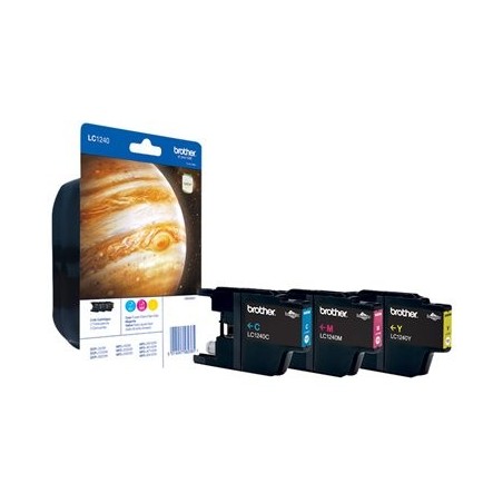 BROTHER LC1240RBWBP Zestaw Brother LC1240RBWBP CMY Blister Pack 600str DCP-J925DW / MFC-J430W